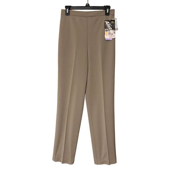 Beige Straight Leg pull on trousers vintage Cape Cod Match Mates size small NWT - Picture 2 of 12